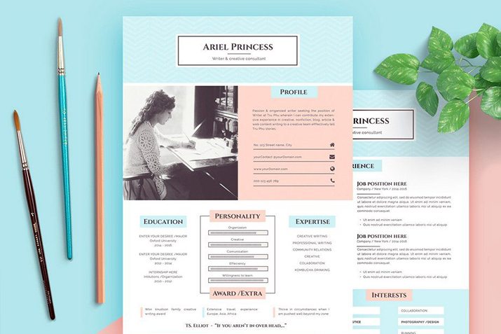 65+ Best Pages Resume & CV Templates 2025